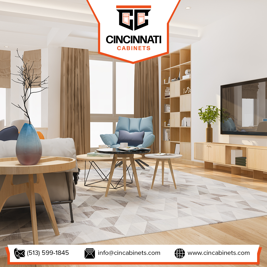 Bespoke Living Room Elegance: Built-In Cabinets by a Skilled Cabinet Maker