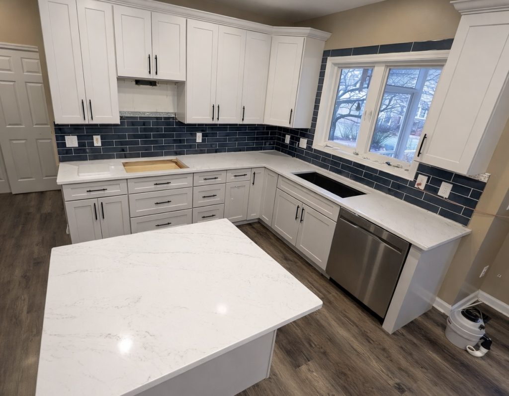 Kitchen cabinets + countertops