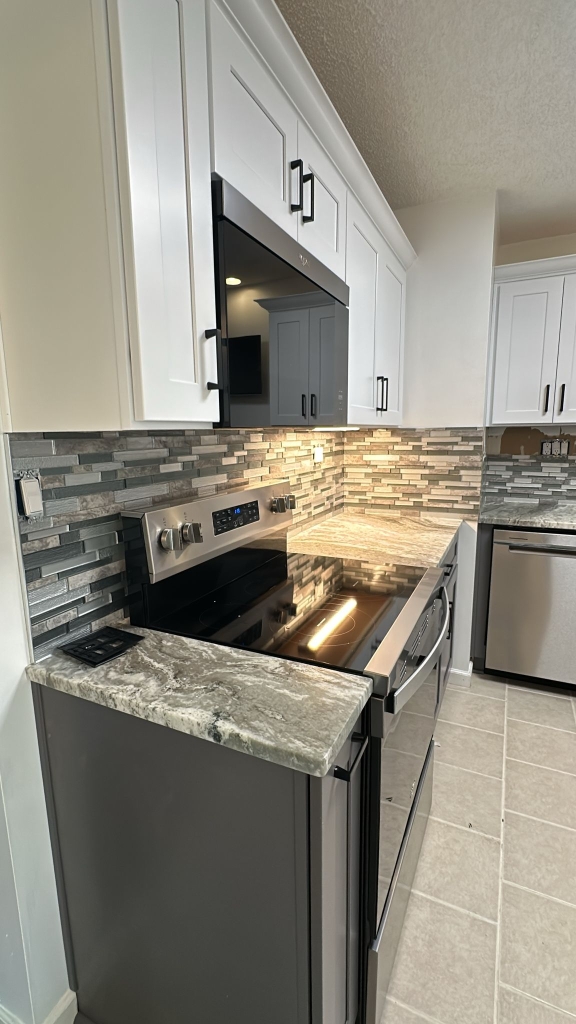 Kitchen cabinets and countertops