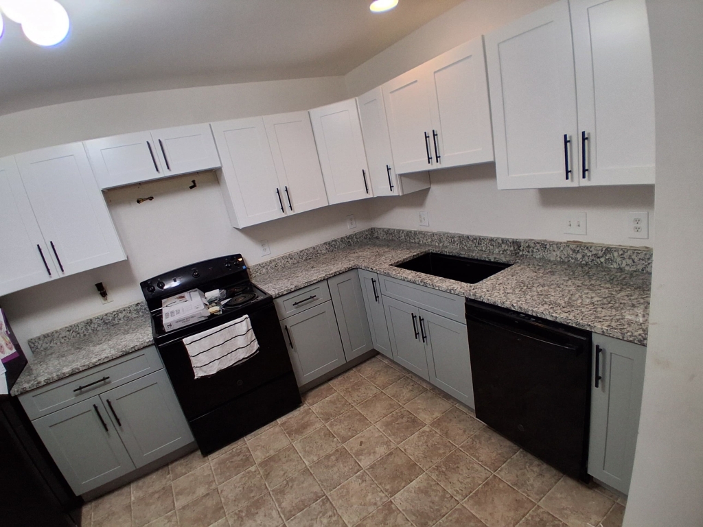 Kitchen cabinets and countertops
