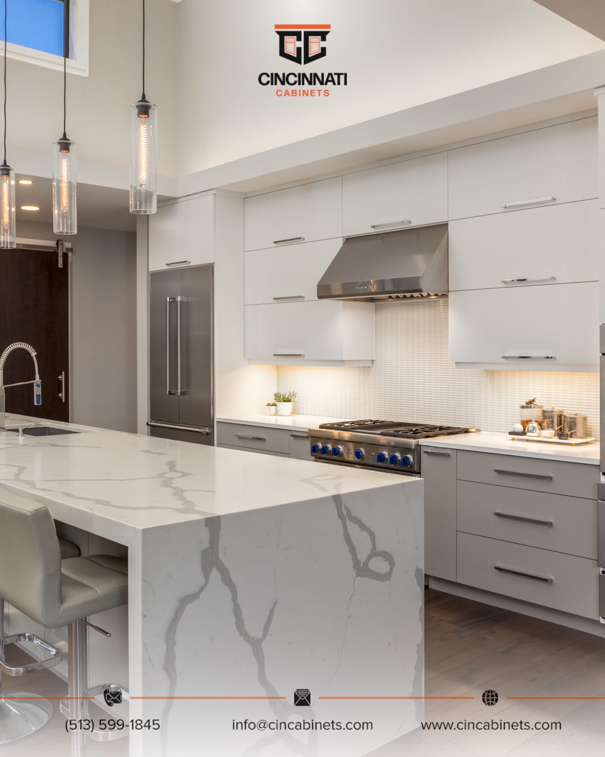 What Cabinet Door Style Works Best With a Stone Backsplash?